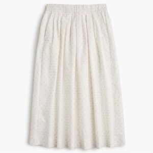 J. Crew midi skirt in vintage clip dot